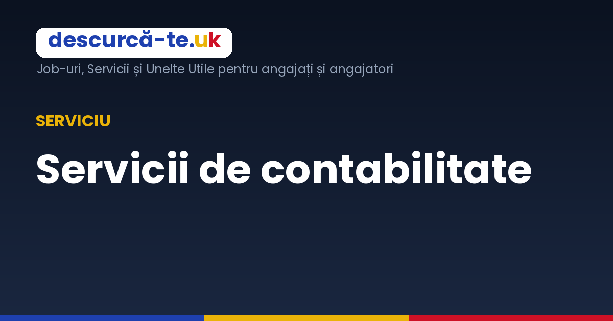 Servicii de contabilitate