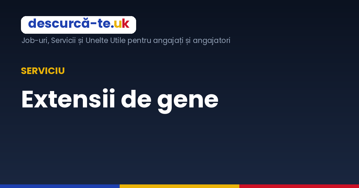 Extensii de gene